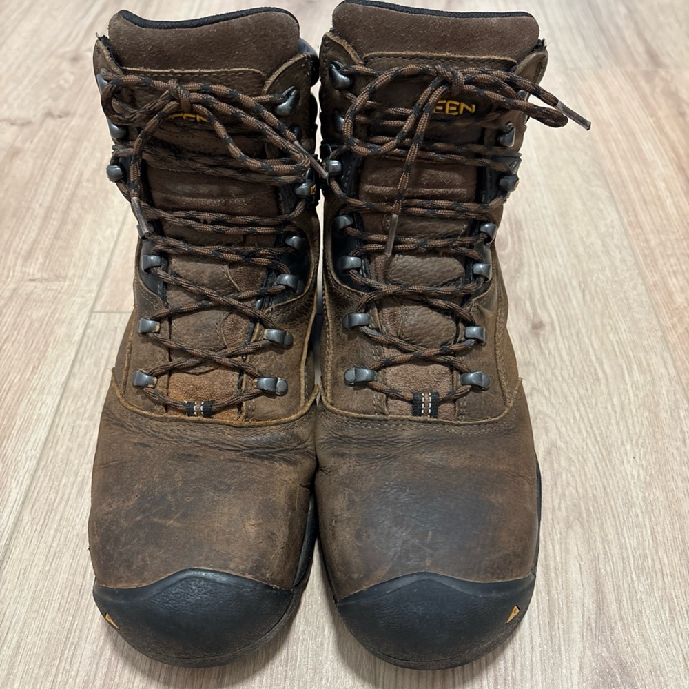 KEEN Men's Utility ASTM F2413-18 Steel Toe Work Boots, Size 12D EH